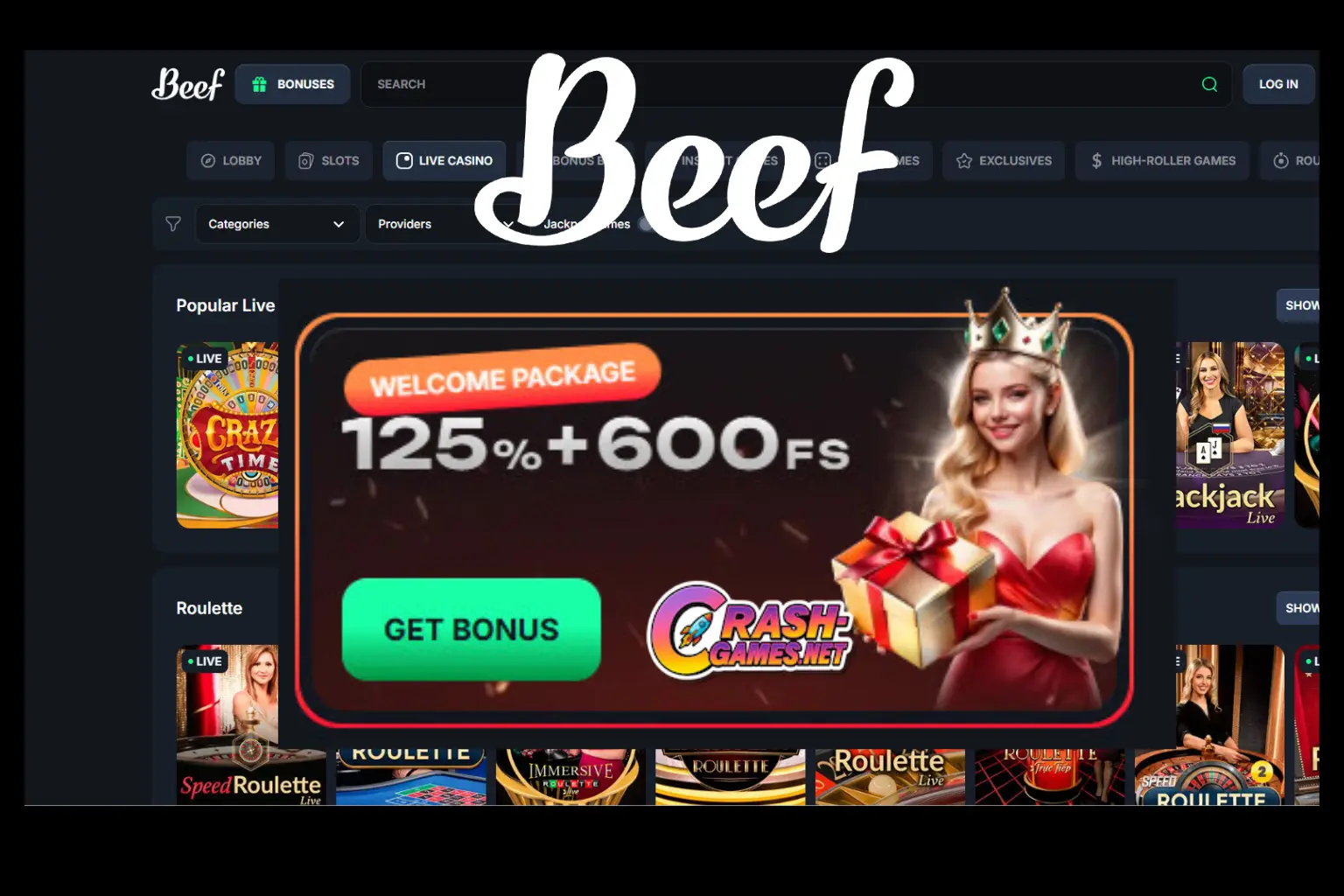 Beef Casino no-deposit bonus wagering requirements breakdown for crash game players