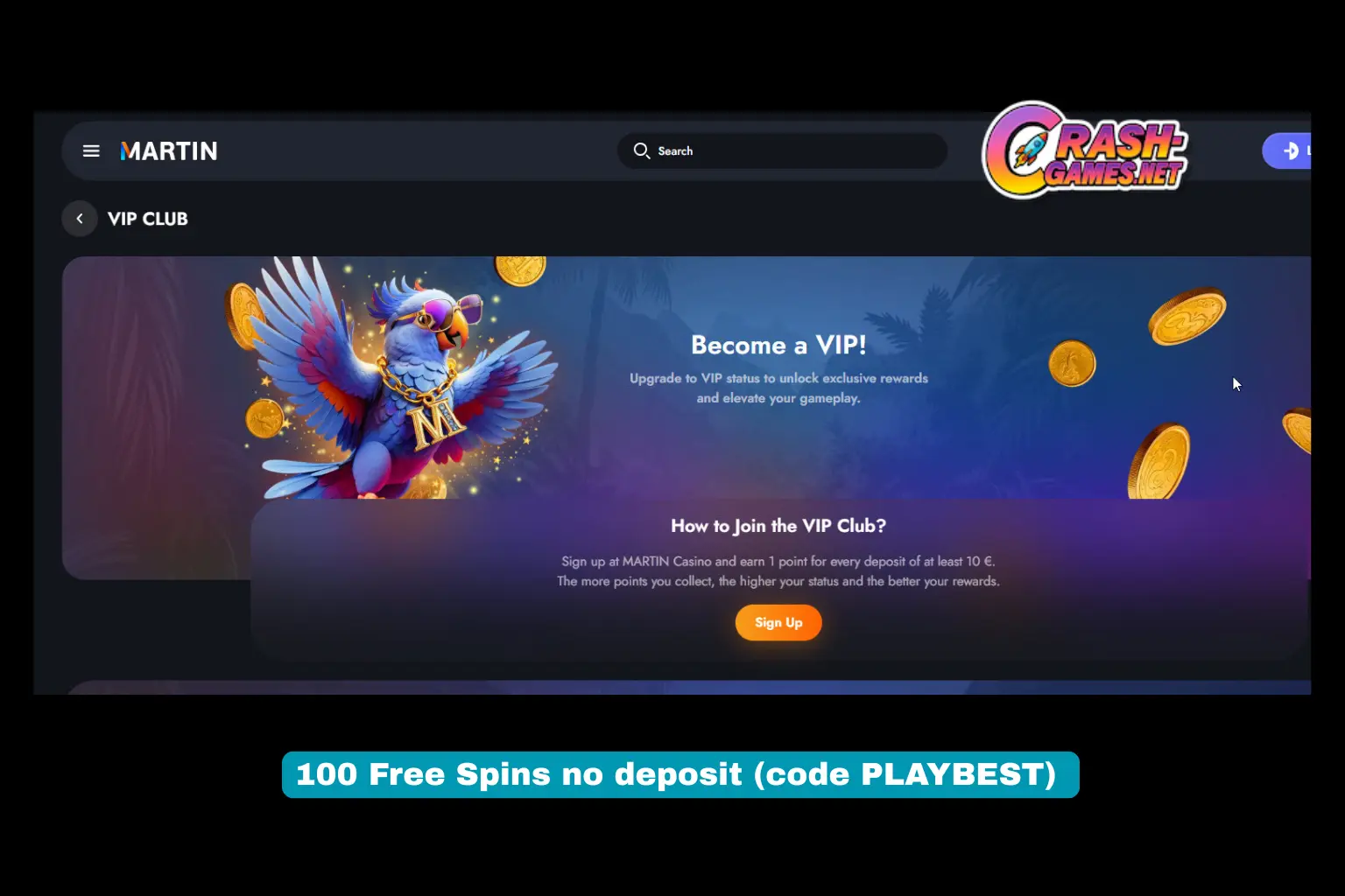 Martin casino review 2026 homepage VIP status and crash game availability overview