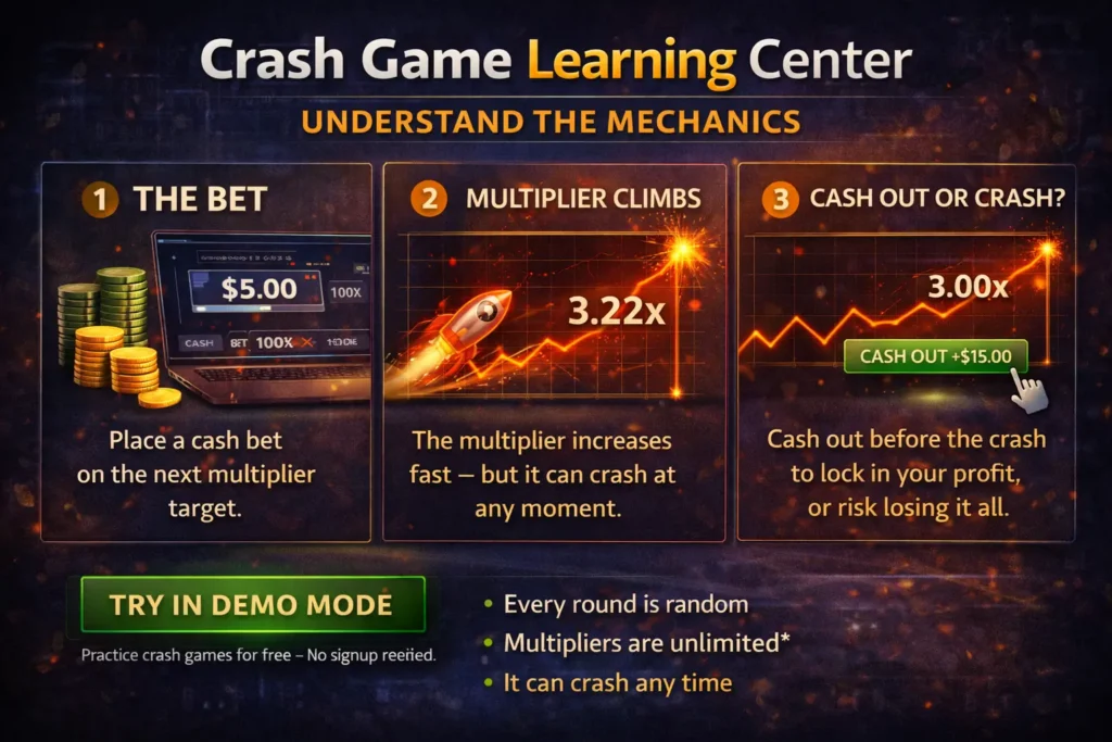 Beginner-friendly guide to understanding crash game mechanics