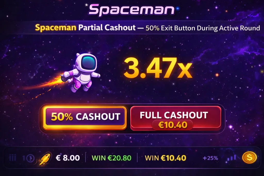 Spaceman - tableau de comparaison mathématique des encaissements partiels montrant la valeur garantie par rapport à la valeur restante dans différents scénarios d'accident